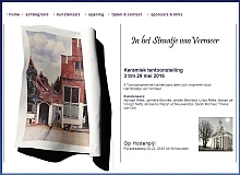Website In het Straatje van Vermeer