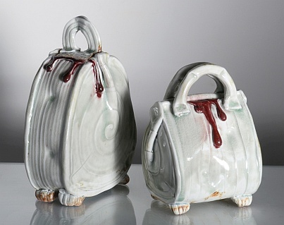 Tineke van Gils Porcelain Suitcases